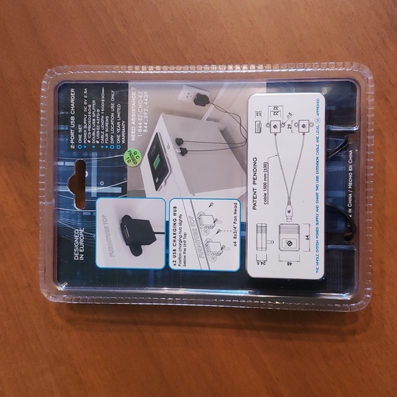 2 port USB charger-new. - Picture 2 of 2